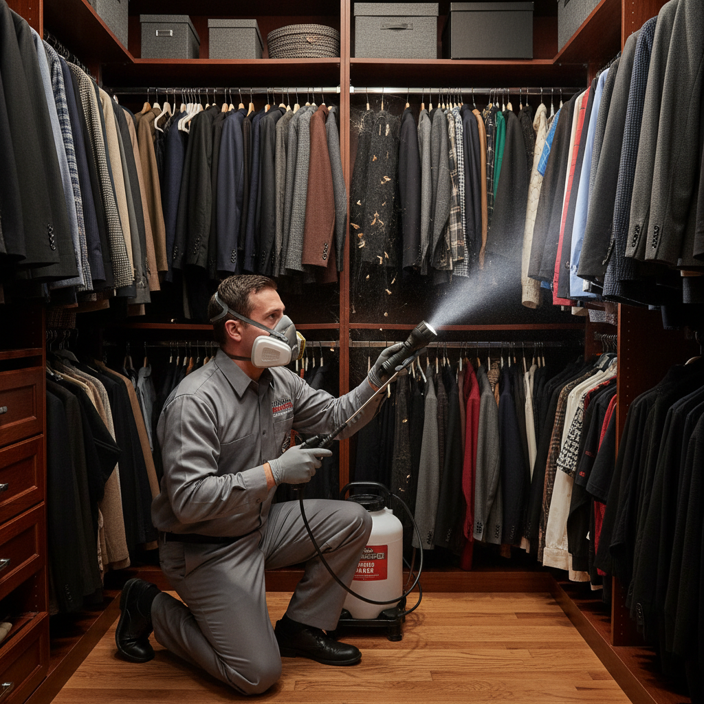 Professional Clothes Moth Control service Crown Point Indiana